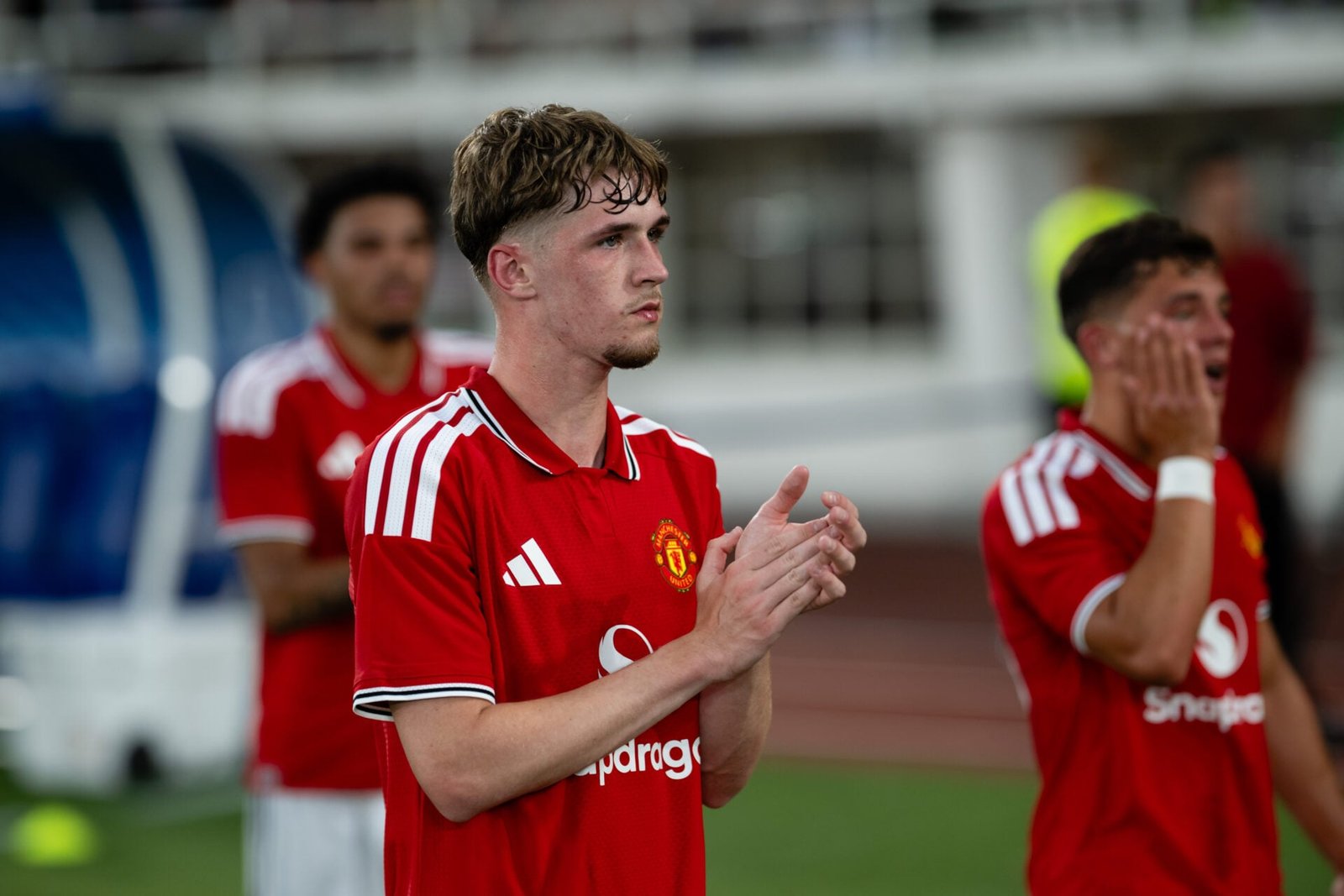 Tyler Fletcher is already seeing the benefits of his World Cup experience in 41-touch Man Utd display