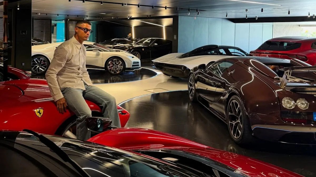 Cristiano Ronaldo Gives Fans a Glimpse of His Exquisite Car Collection