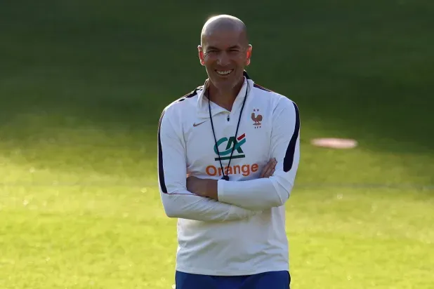 Zinedine Zidane’s debut as France manager was...