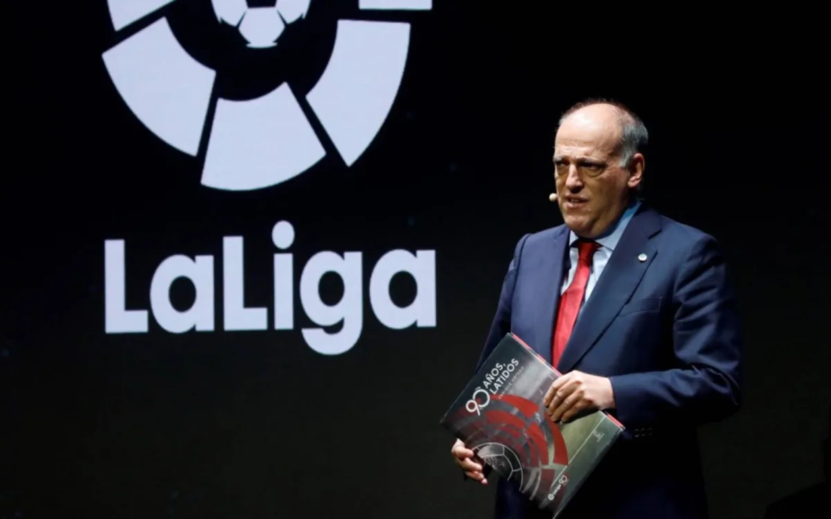 La Liga president Javier Tebas has condemned Manchester City after reports of a guilty verdict on 114 of 115 charges