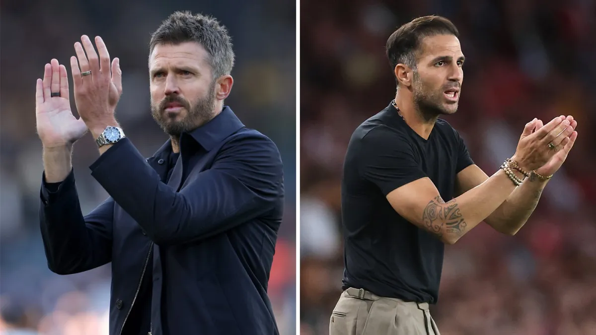 Cesc Fabregas and Michael Carrick reunite in Champions League as United’s Carrick faces managerial pressure